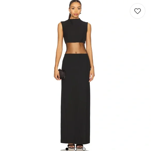 Lovers and Friends Wright Gown in Black - Picture 1 of 8